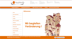Desktop Screenshot of nexthealth.de
