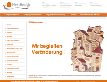 Tablet Screenshot of nexthealth.de